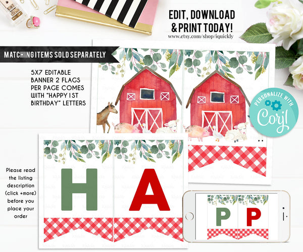 EDITABLE Farm Food tags, Buffet label Baby Shower, Tent card Food Labels, Place Cards, Table Card Printable Template, Boy Instant download