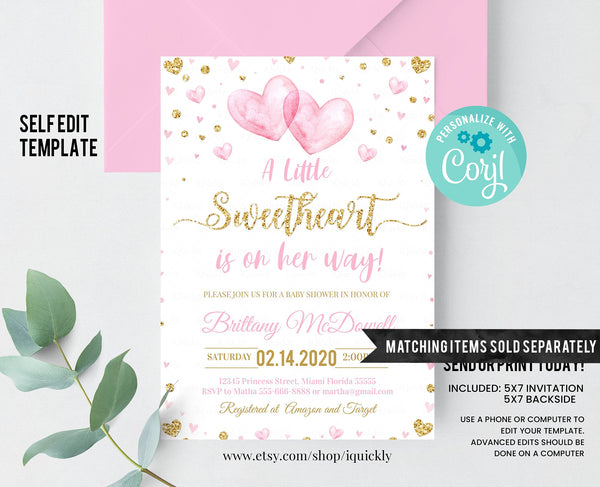 EDITABLE Valentine Baby shower Favor tags, Sweetheart Thank you tags, Birthday Gift Tags, Baby shower favors Printable Template download