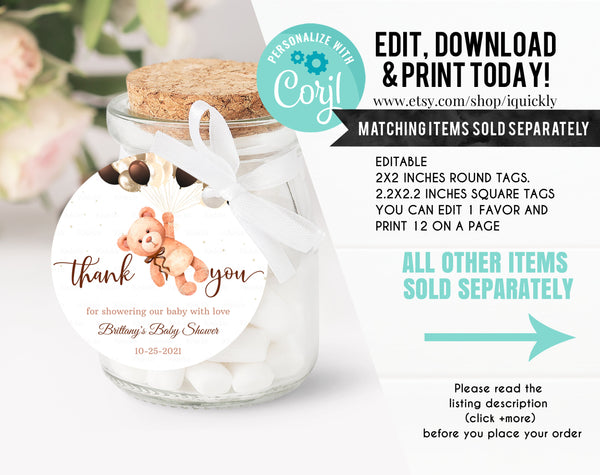 Editable Teddy bear Baby Shower Diaper Raffle, Book for Baby Boy, Bear themed Bring a book, Digital Insert, Woodland Theme Printable Instant download